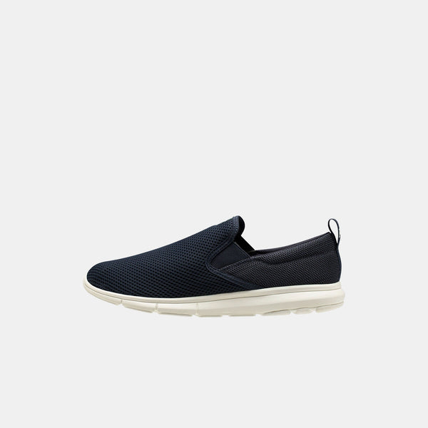 AHIGA SLIPON, NAVY / OFF, 40.5/7.5