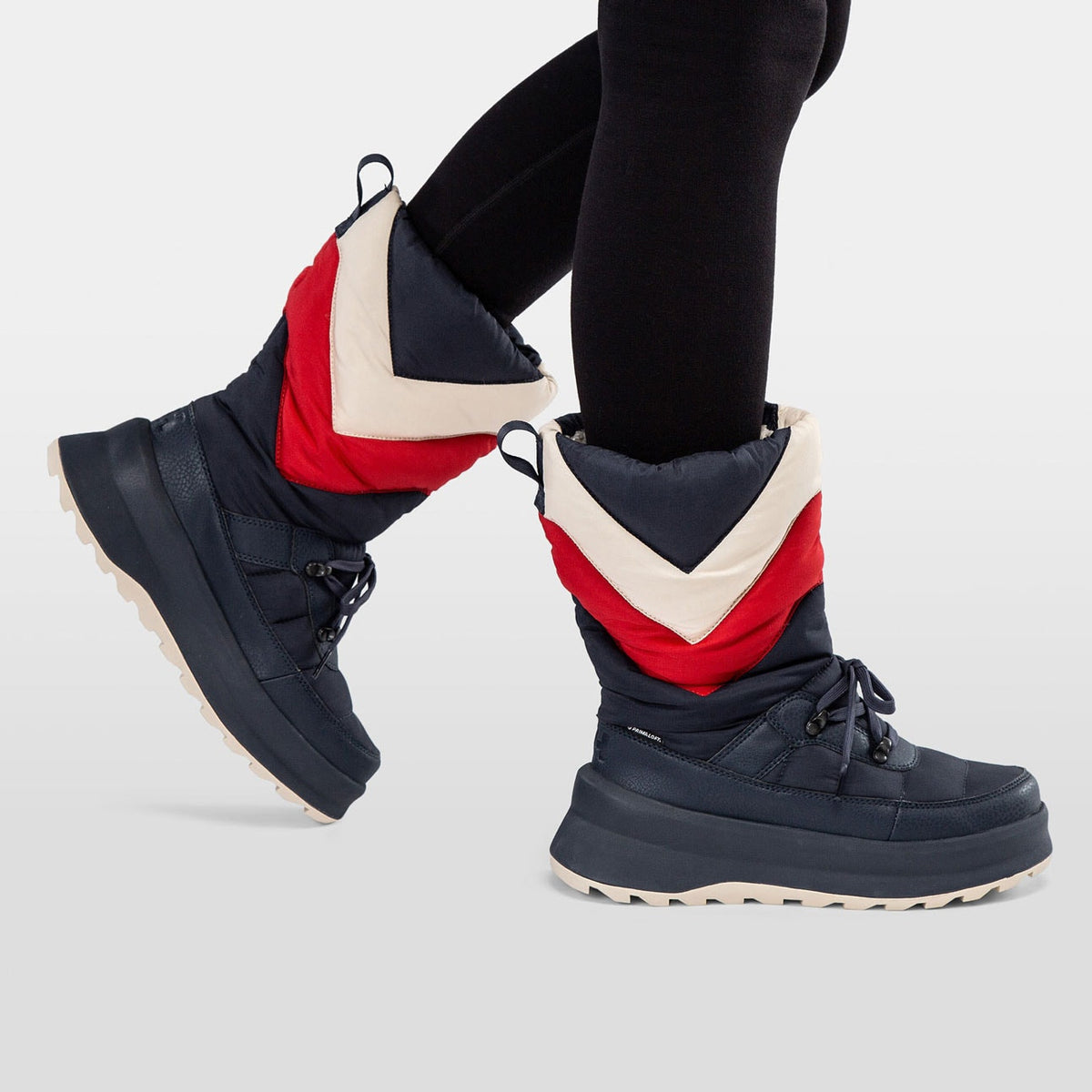 W BLISS APRES BOOT, NAVY / CREA, 36/5.5