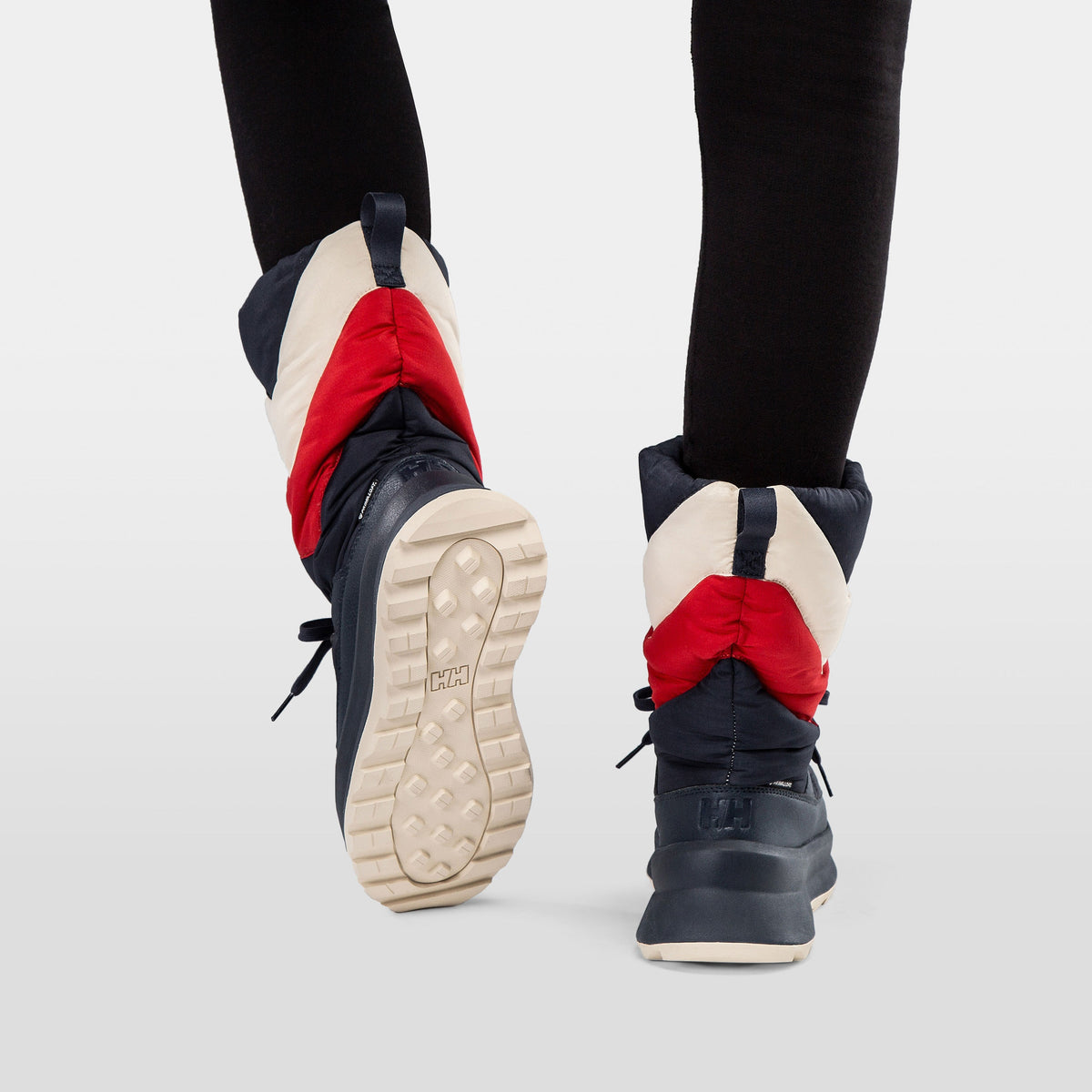 W BLISS APRES BOOT, NAVY / CREA, 36/5.5