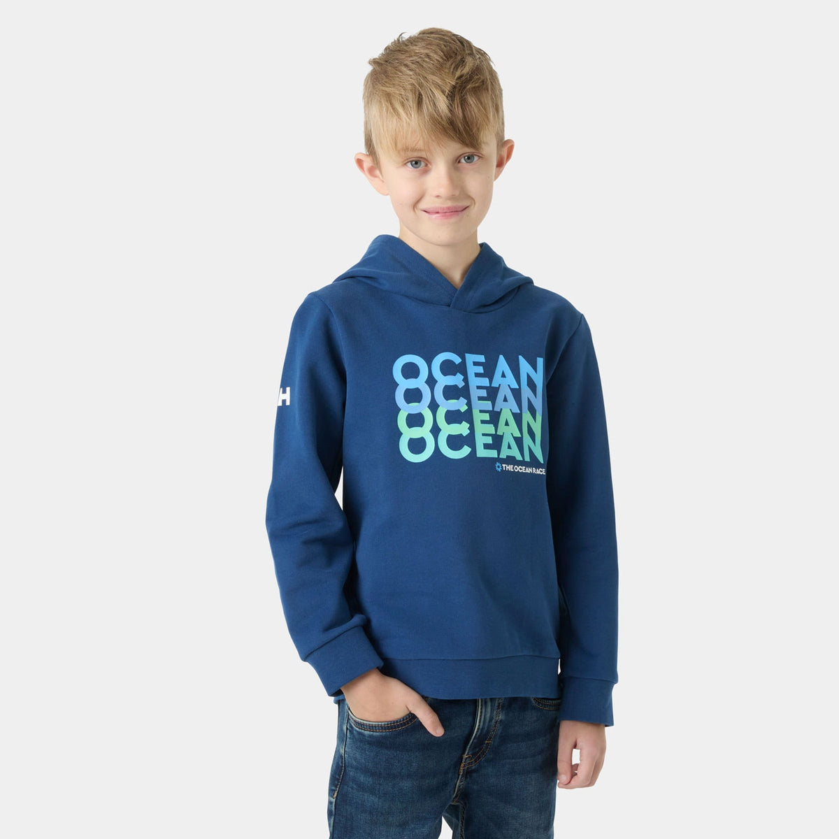 K/JR THE OCEAN RACE HOODIE, DARK BLUE J, 86/1
