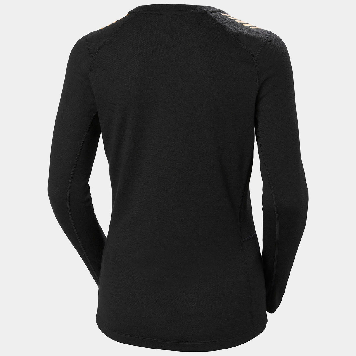 W HH LIFA MERINO MIDWEIGHT SET, BLACK, L