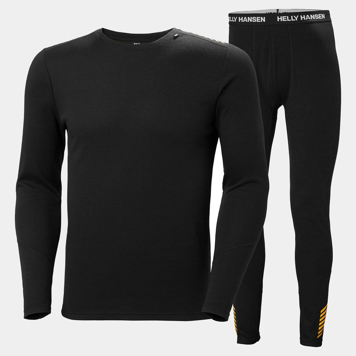 HH LIFA MERINO MIDWEIGHT SET, BLACK, XXL Main image