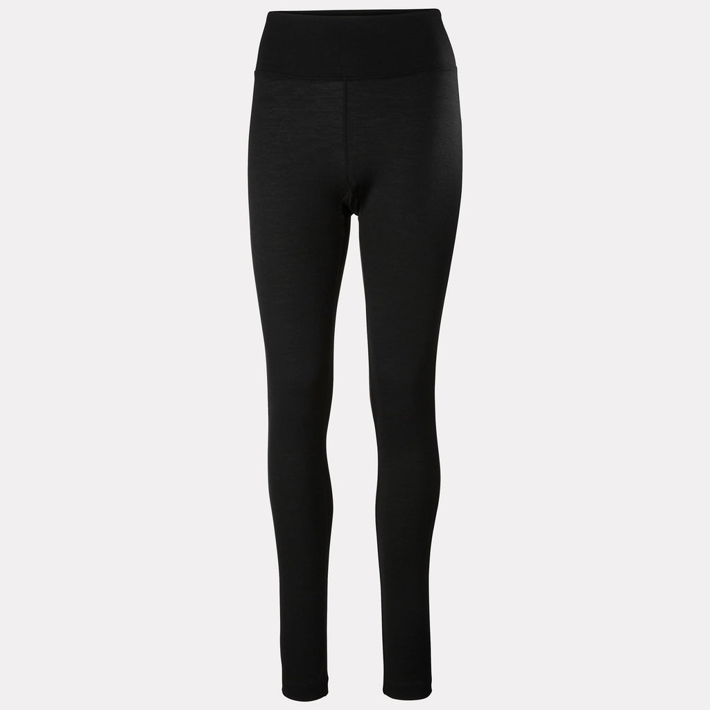 W HH MERINO PANT, BLACK, L