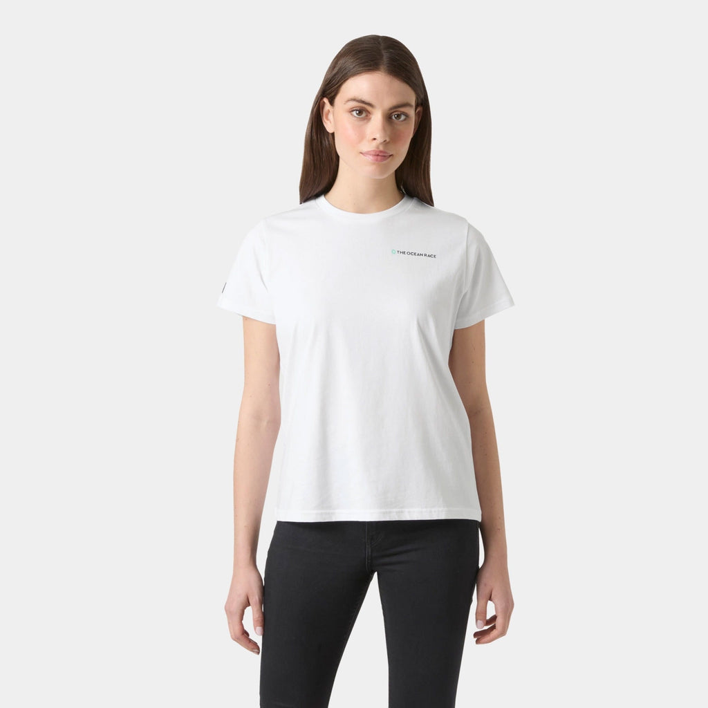 W THE OCEAN RACE TSHIRT 20, WHITE, L