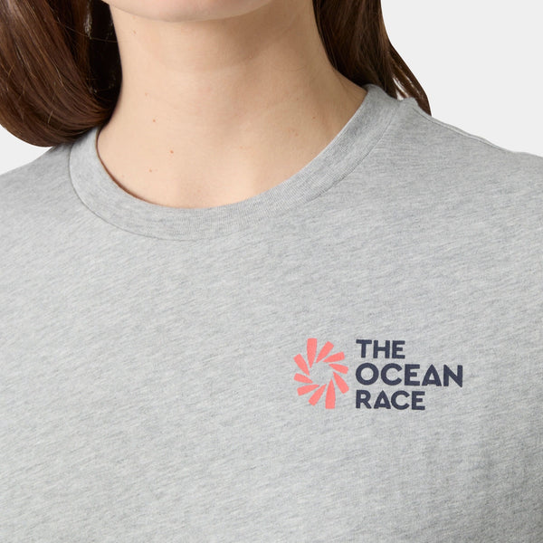 W THE OCEAN RACE TSHIRT 20, GREY MELANG, L