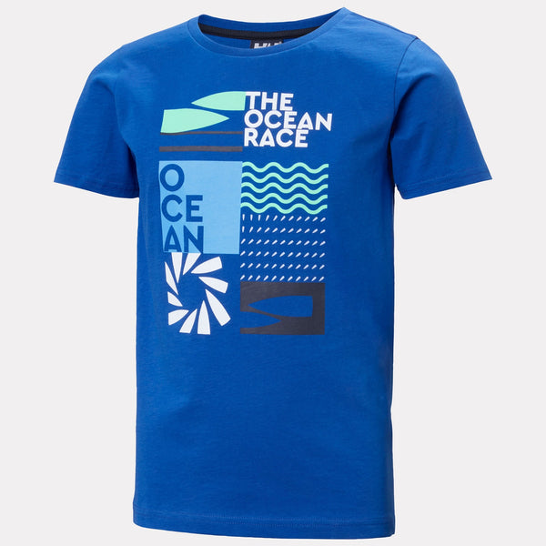 JR THE OCEAN RACE TSHIRT, COBALT 20, 140/10