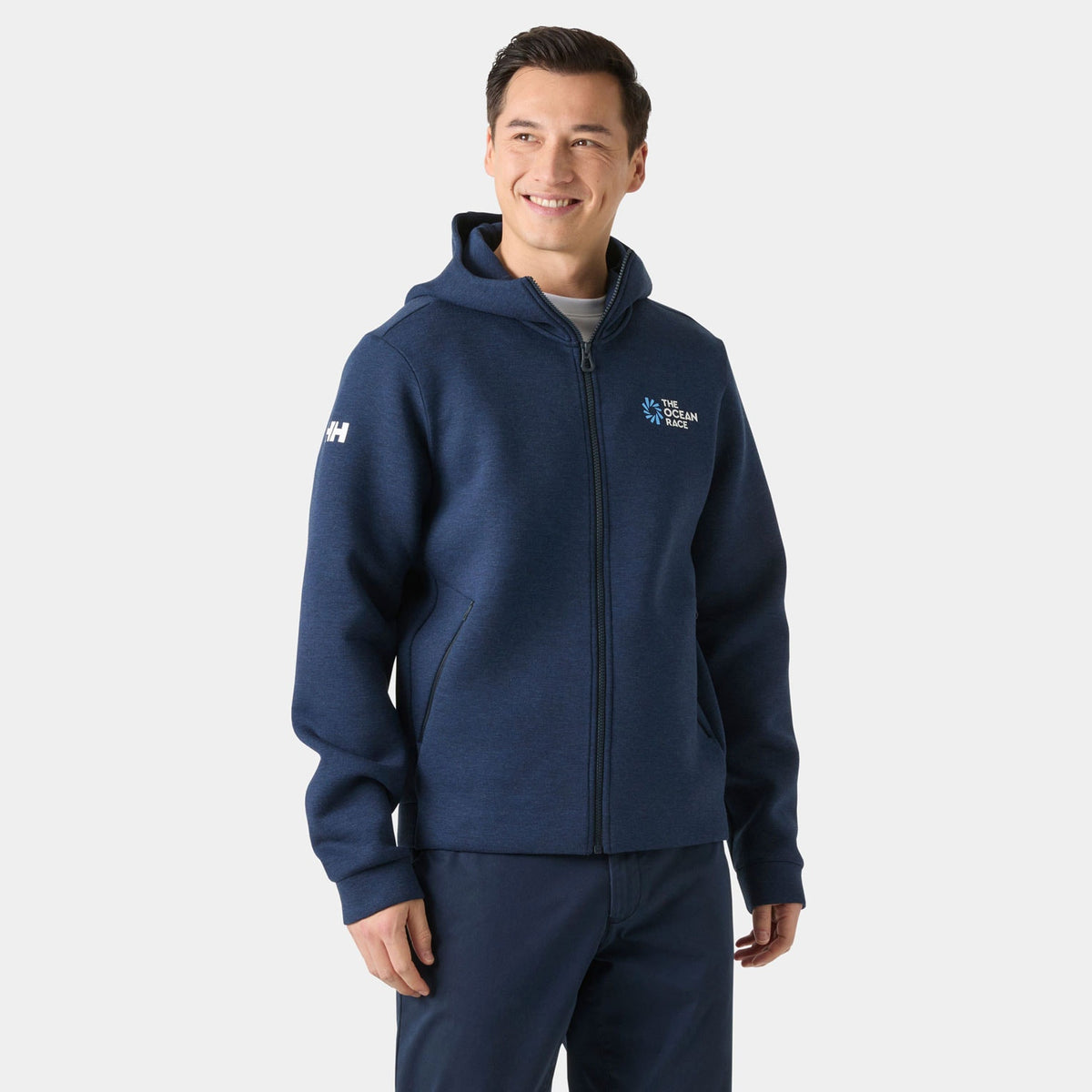 THE OCEAN RACE FZ HOODIE, NAVY, XXL Main image