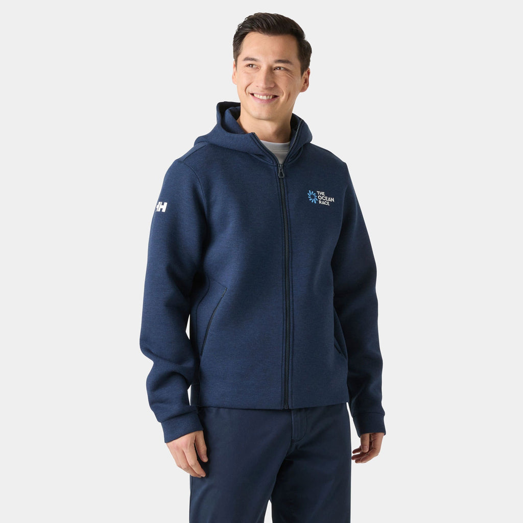THE OCEAN RACE FZ HOODIE, NAVY, XXL