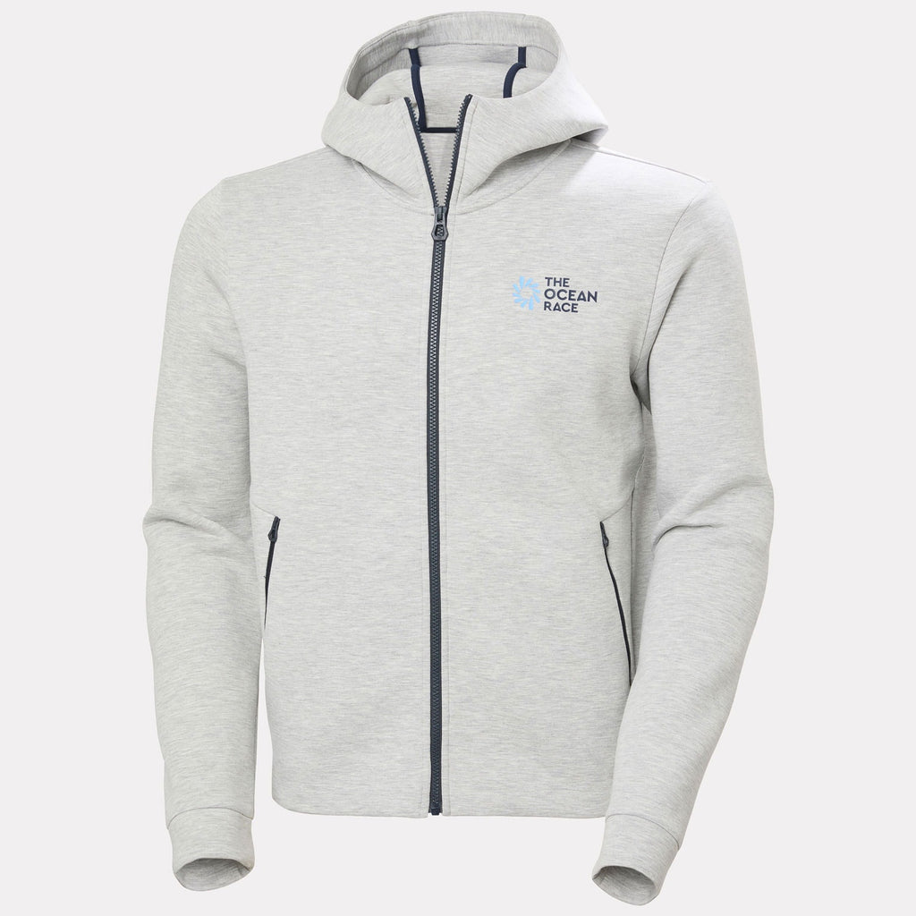 THE OCEAN RACE FZ HOODIE, GREY MELANG, XXL