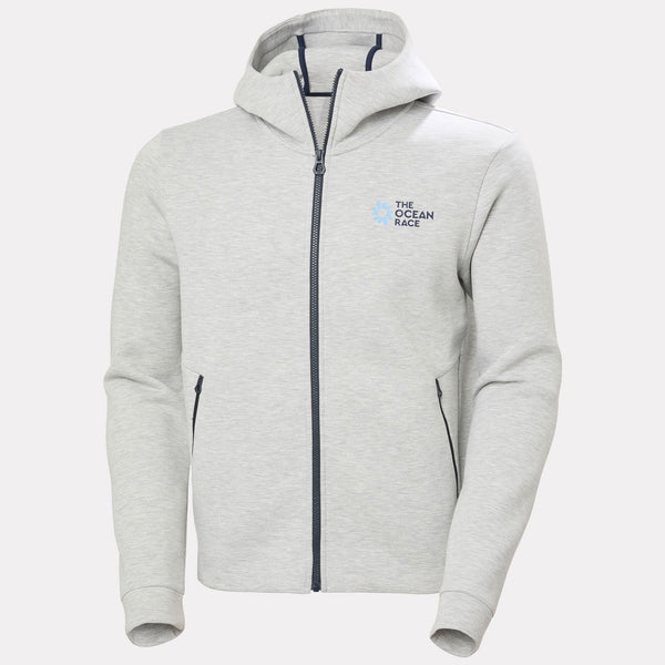 THE OCEAN RACE FZ HOODIE, GREY MELANG, XXL