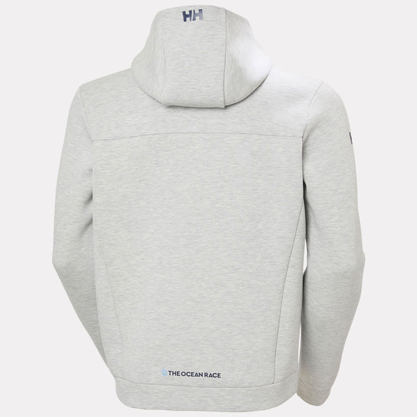 THE OCEAN RACE FZ HOODIE, GREY MELANG, XXL