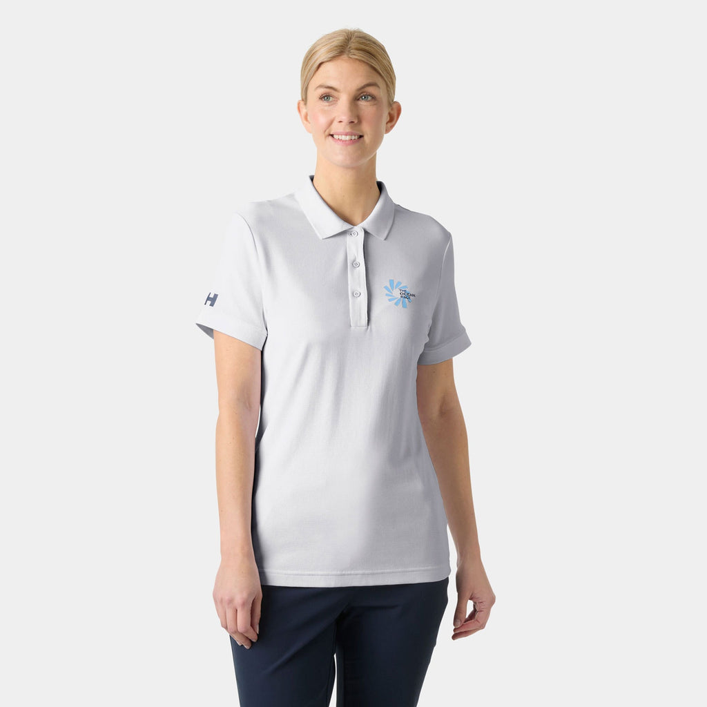 W THE OCEAN RACE POLO, WHITE, L