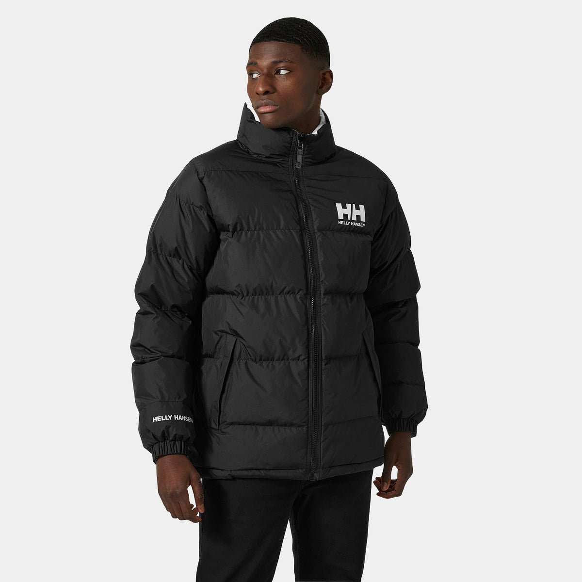 HH URBAN REVERSIBLE JACKET, BLACK, S