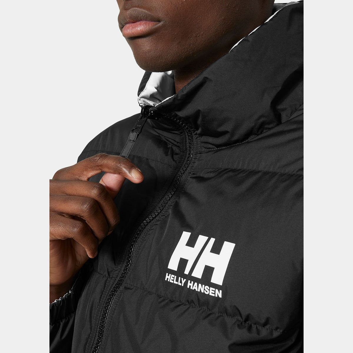 HH URBAN REVERSIBLE JACKET, BLACK, S