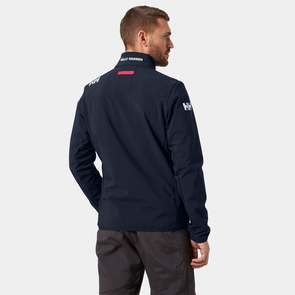 CREW SOFTSHELL JACKET 20, NAVY, XXL