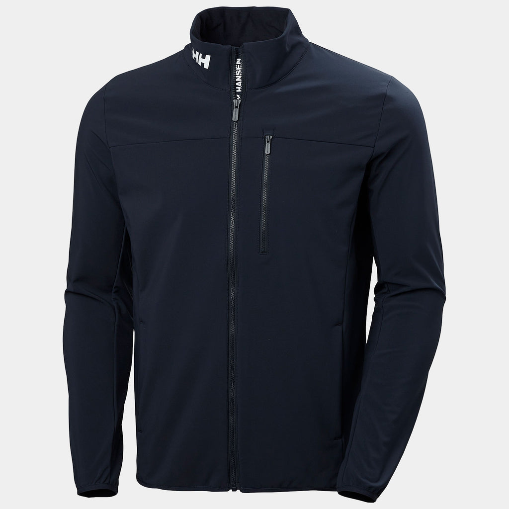 CREW SOFTSHELL JACKET 20, NAVY, XXL