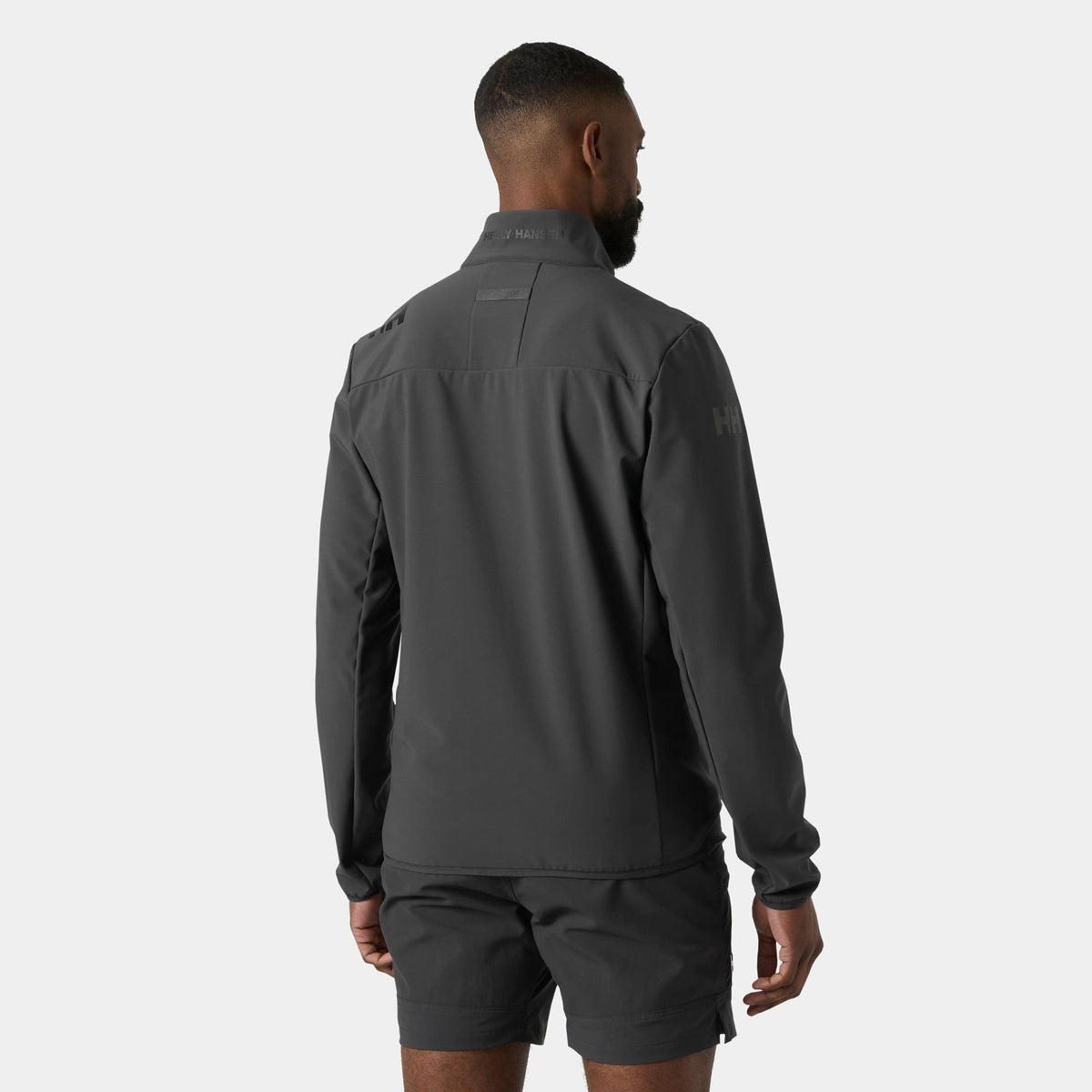 CREW SOFTSHELL JACKET 20, EBONY, XXL