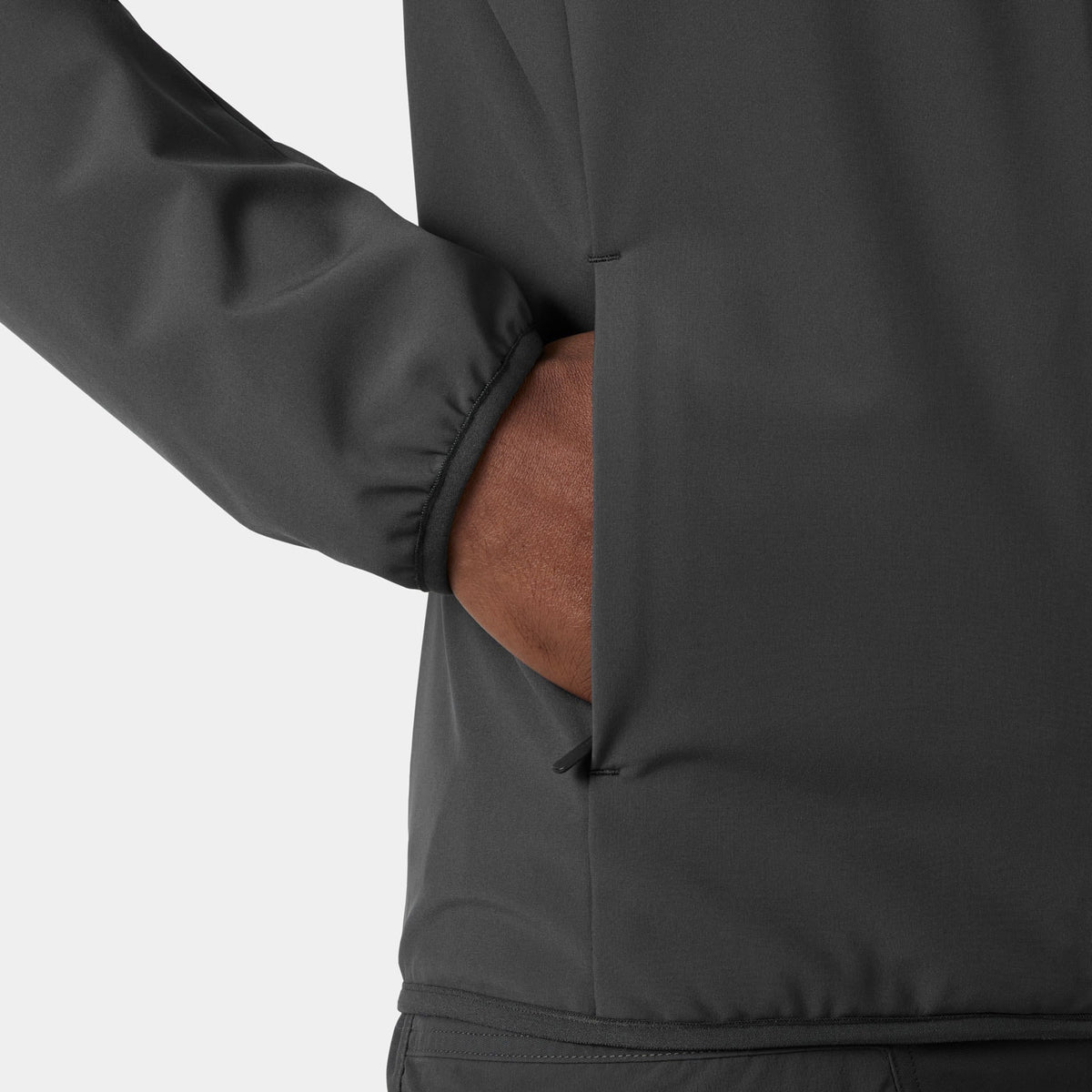CREW SOFTSHELL JACKET 20, EBONY, XXL