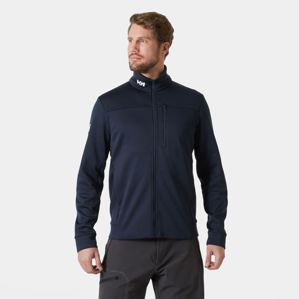 CREW FLEECE JACKET, NAVY, XXL