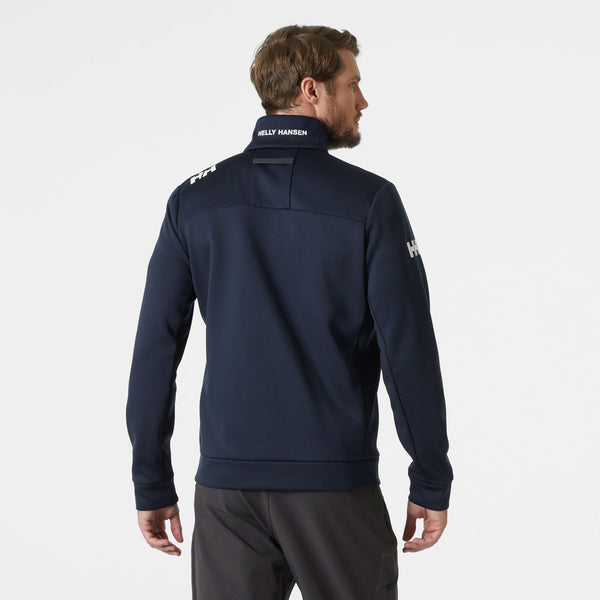 CREW FLEECE JACKET, NAVY, XXL