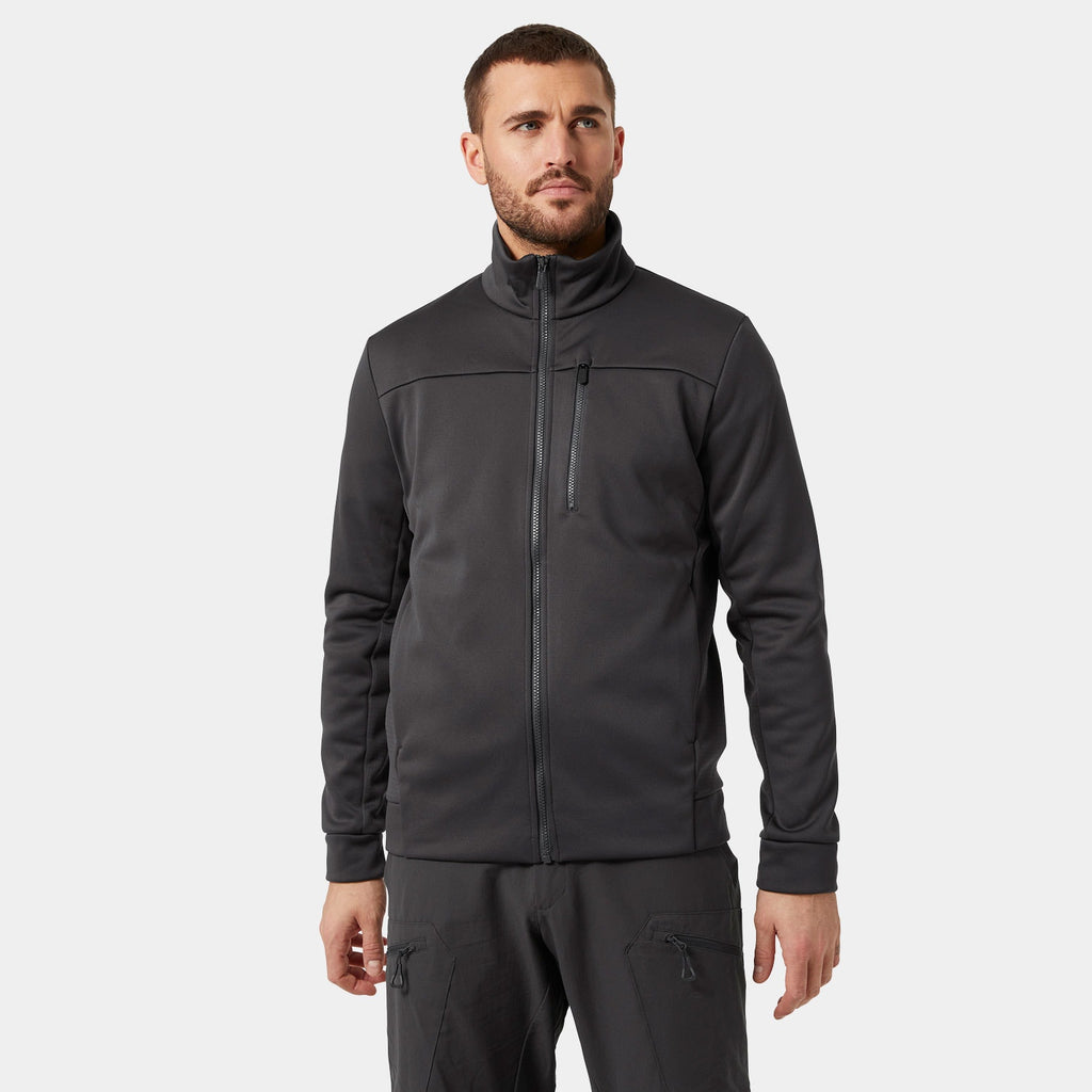 CREW FLEECE JACKET, EBONY, S