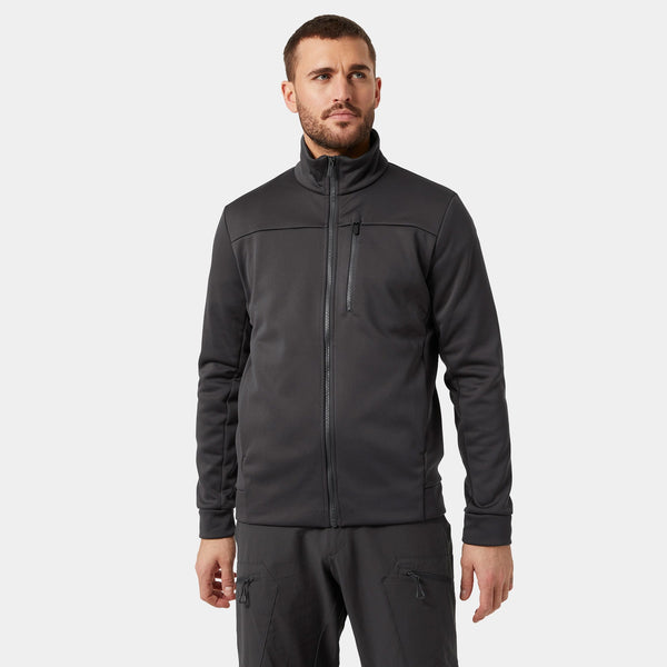 CREW FLEECE JACKET, EBONY, S