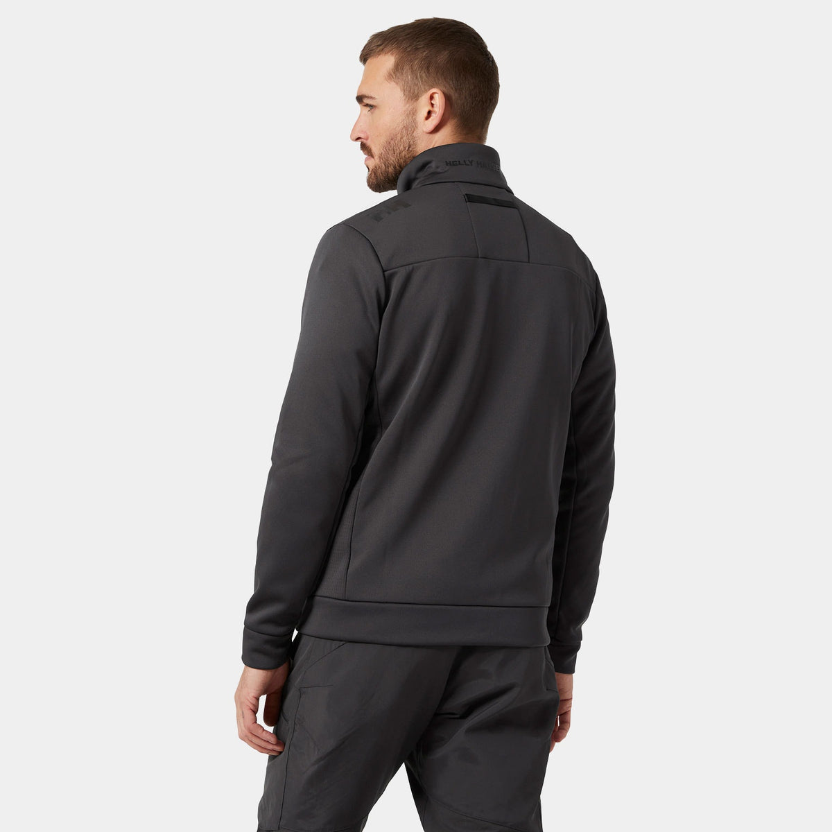CREW FLEECE JACKET, EBONY, S