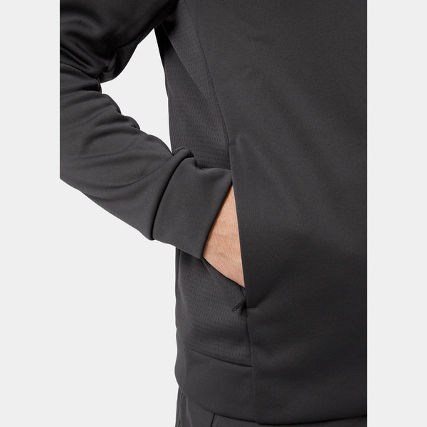 CREW FLEECE JACKET, EBONY, S