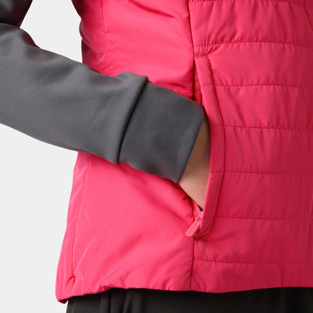 W CREW INSULATOR VEST 20, HOT PINK, L