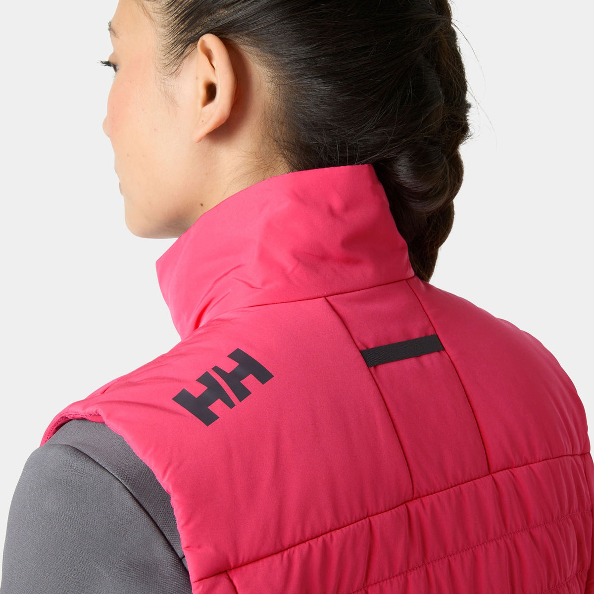 W CREW INSULATOR VEST 20, HOT PINK, L