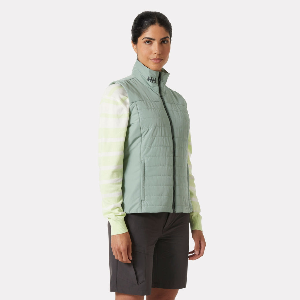 W CREW INSULATOR VEST 20, EUCALYPTUS, S
