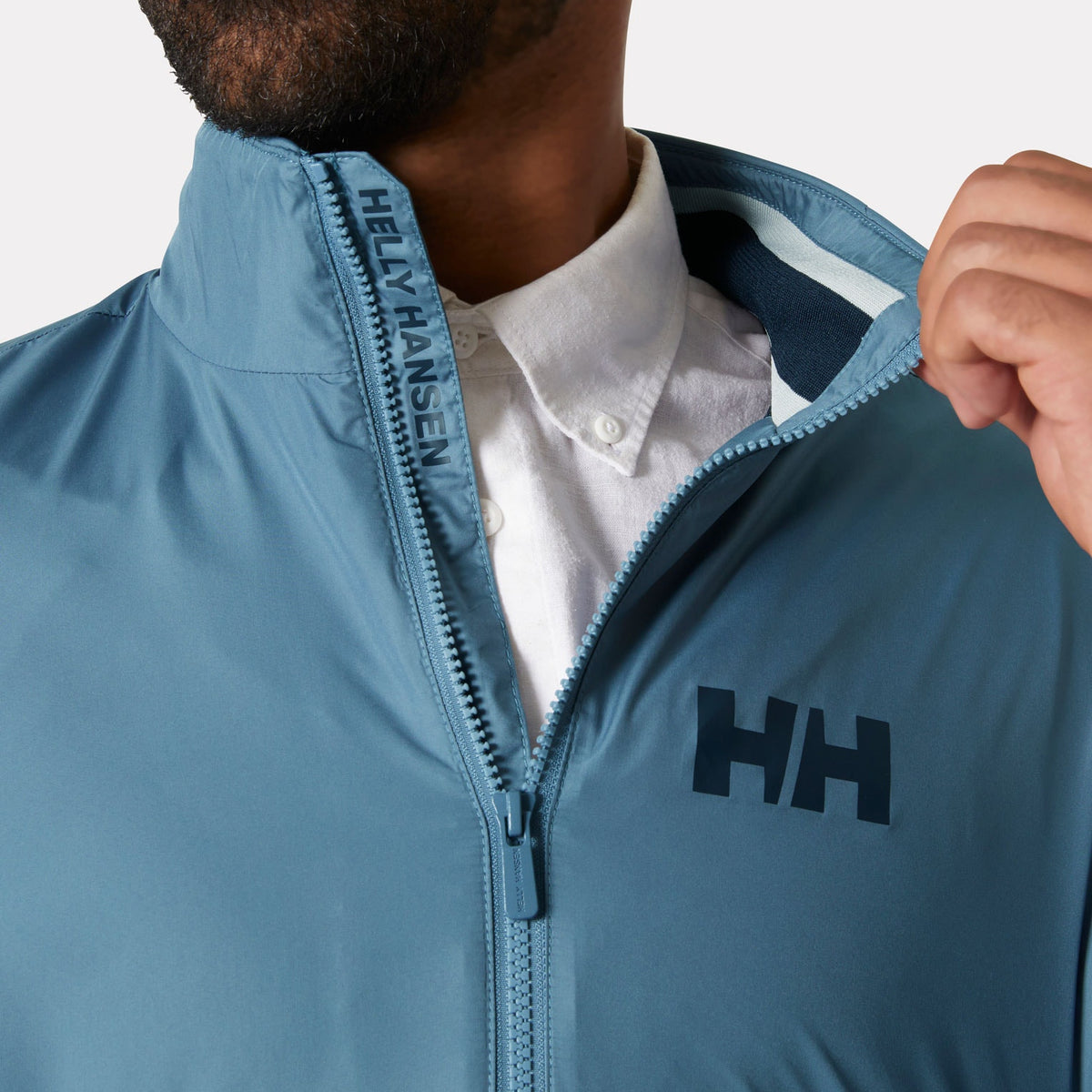 SALT WINDBREAKER JACKET, WASHED NAVY, XXL