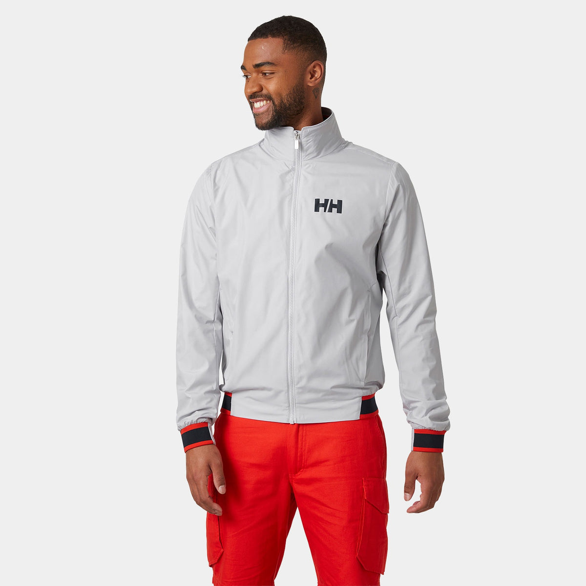 SALT WINDBREAKER JACKET, GREY FOG, XXL