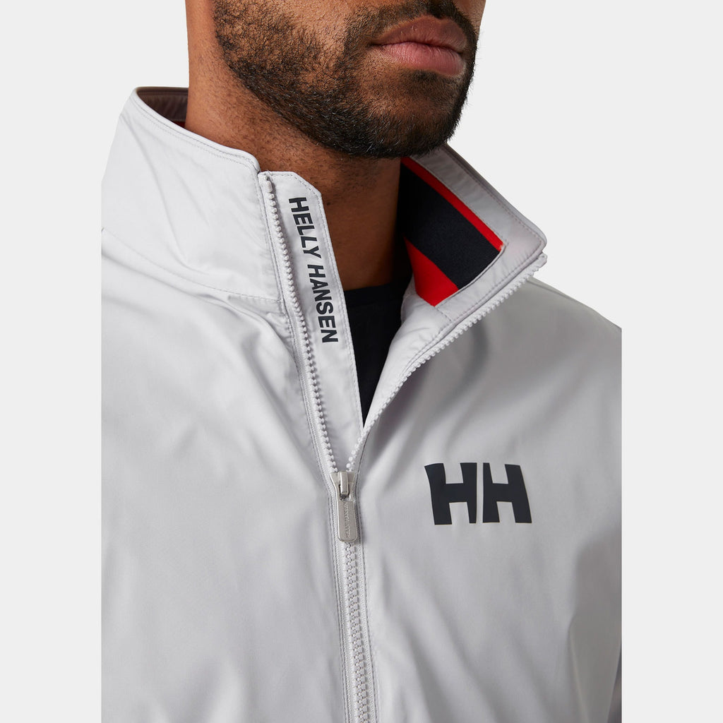 SALT WINDBREAKER JACKET, GREY FOG, XXL