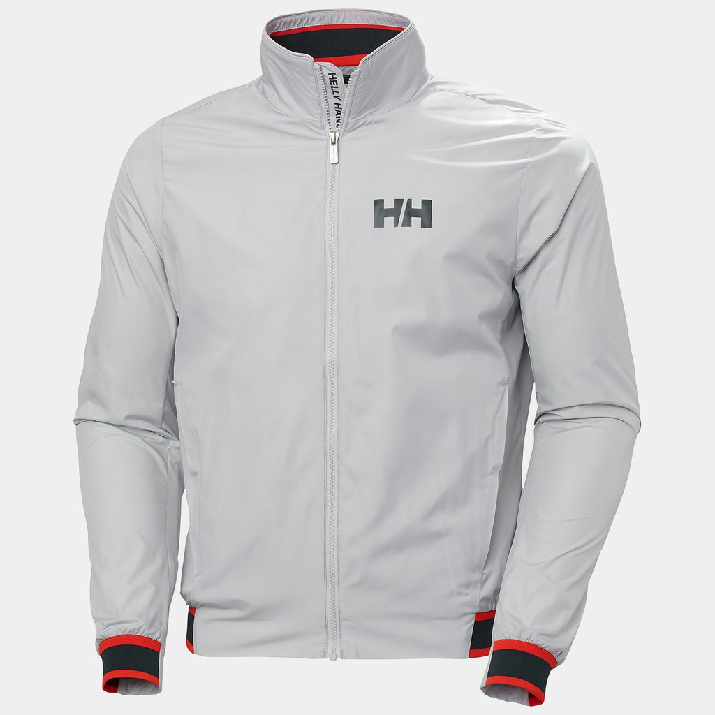 SALT WINDBREAKER JACKET, GREY FOG, XXL