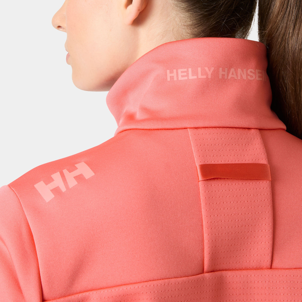 W CREW FLEECE JACKET, SUNSET PINK, L