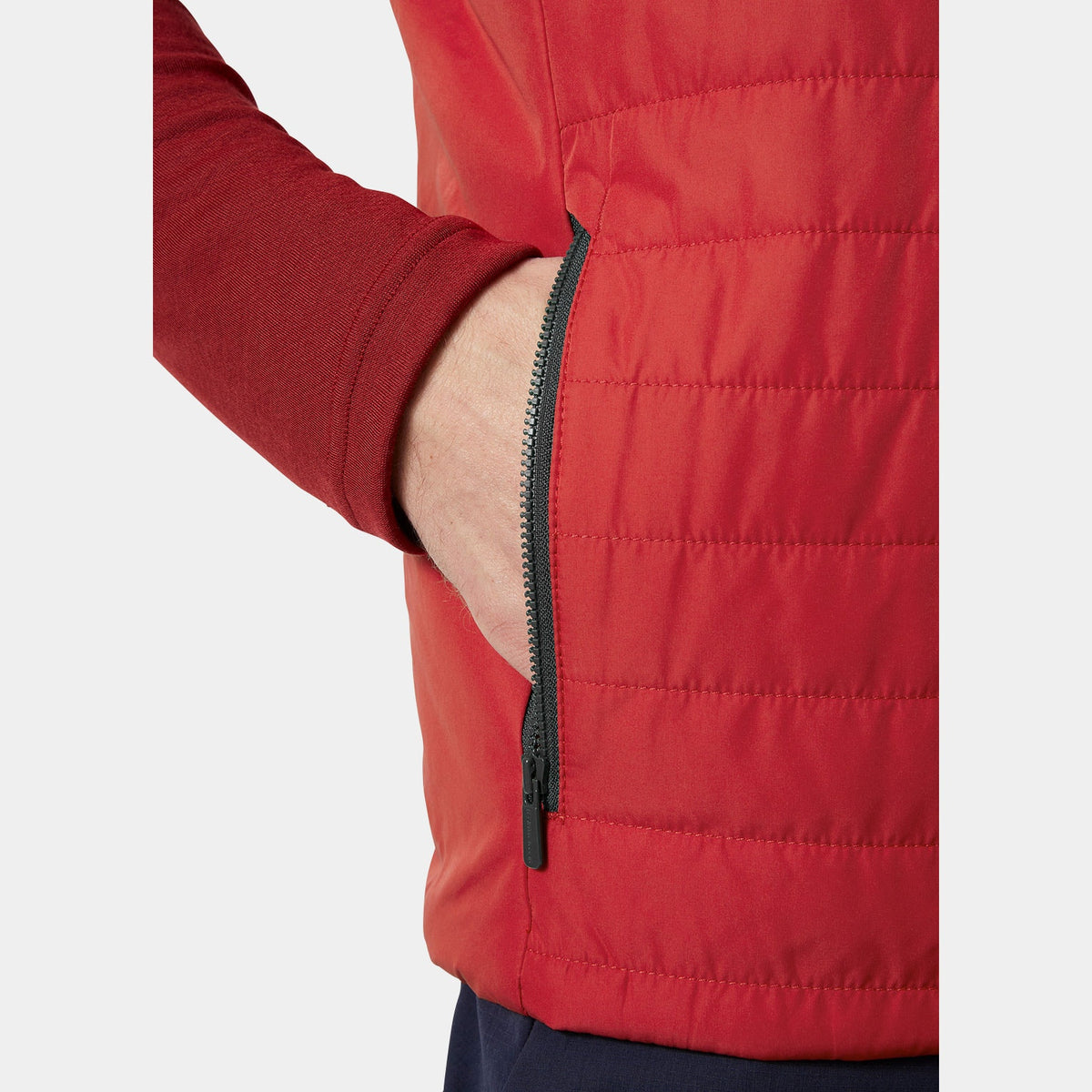 CREW INSULATOR VEST, RED, L