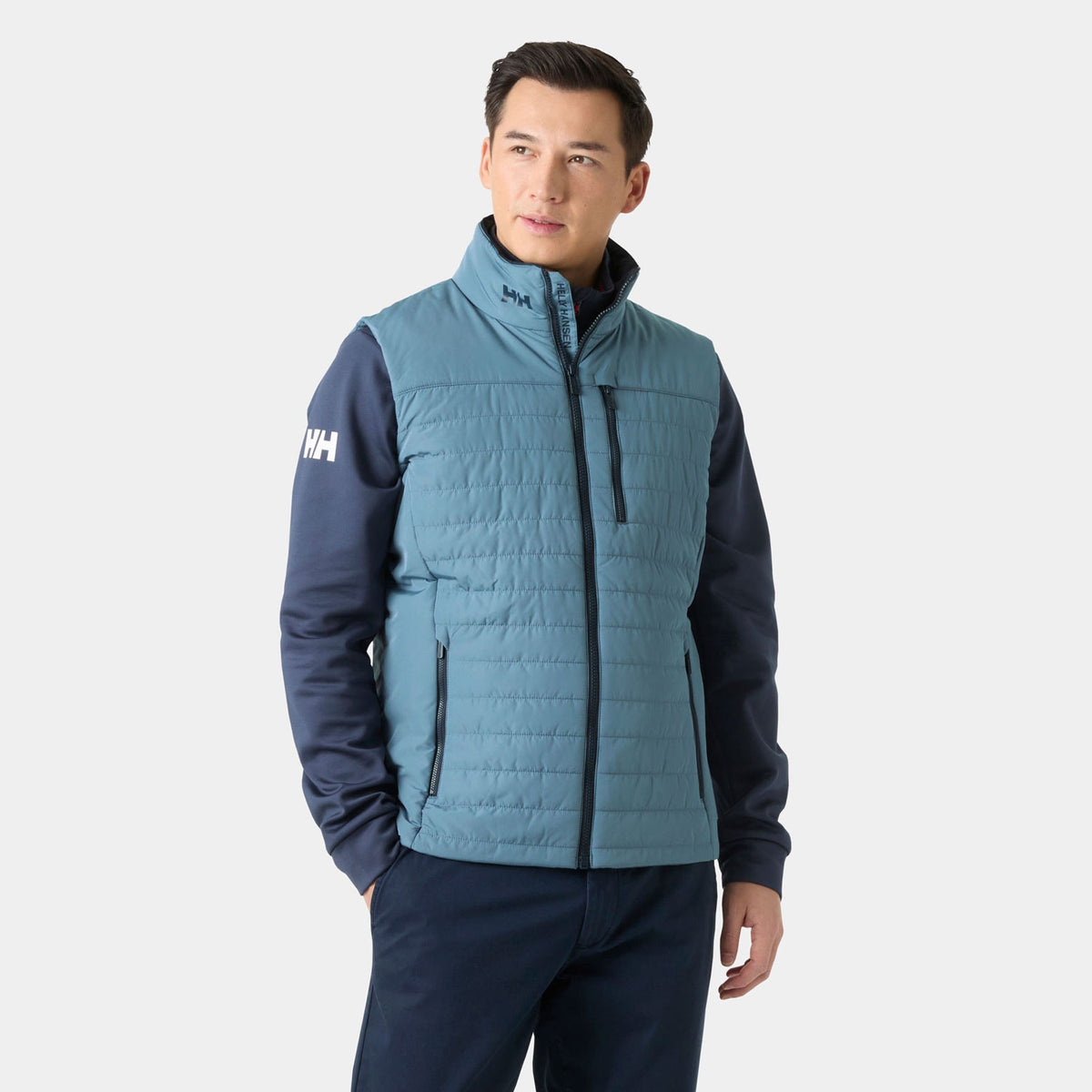 CREW INSULATOR VEST, WASHED NAVY, XXL
