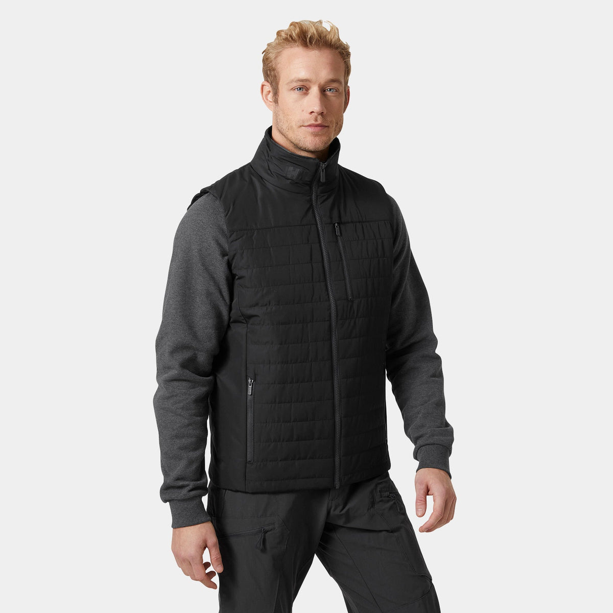 CREW INSULATOR VEST, EBONY, XXL