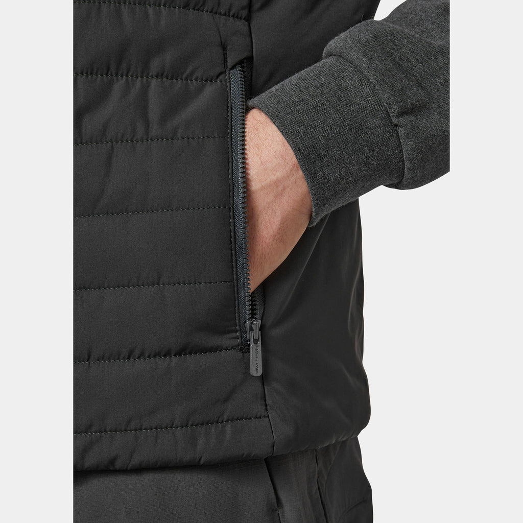 CREW INSULATOR VEST, EBONY, XXL