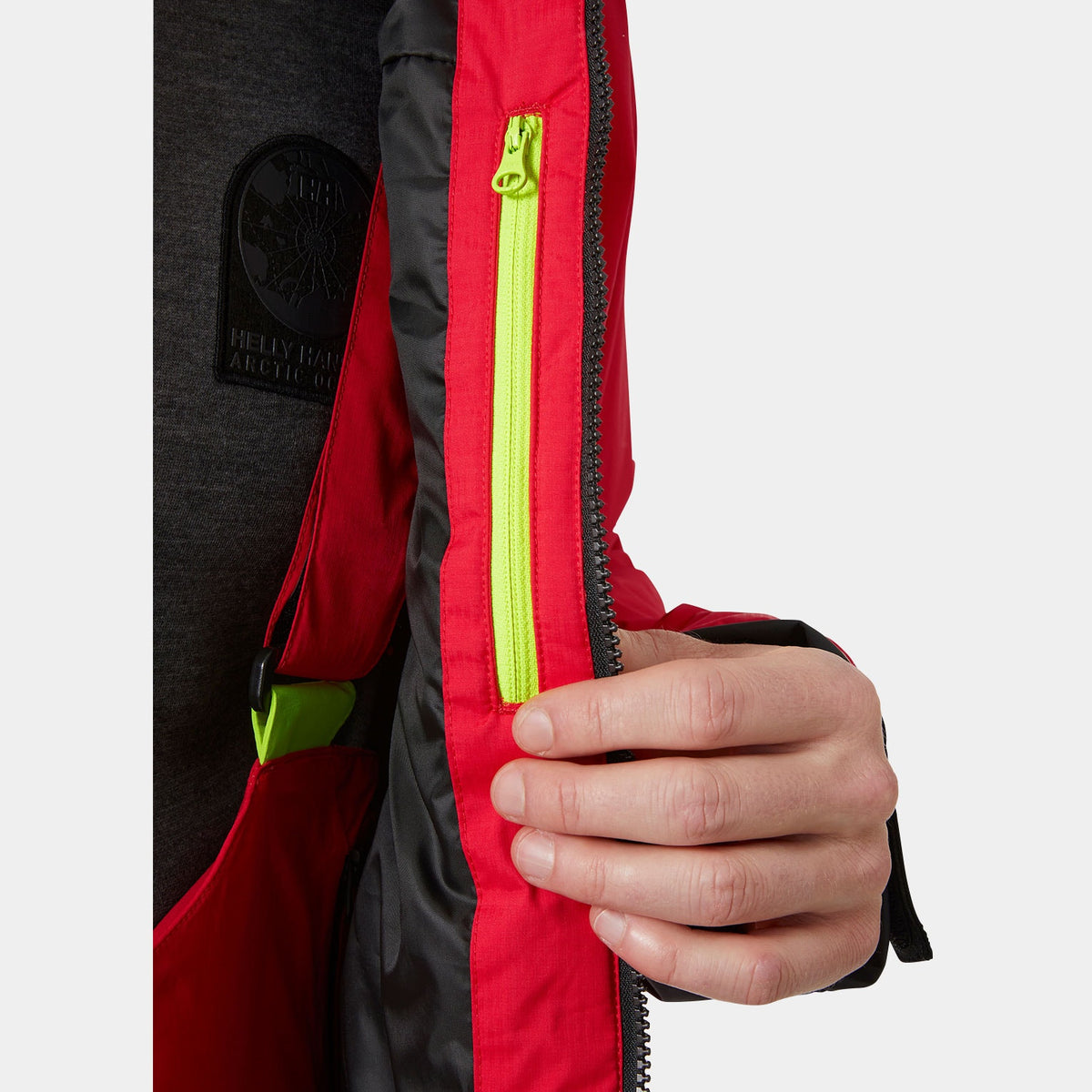 GIR H2FLOW MIDLAYER JACKET, ALERT RED, XXL