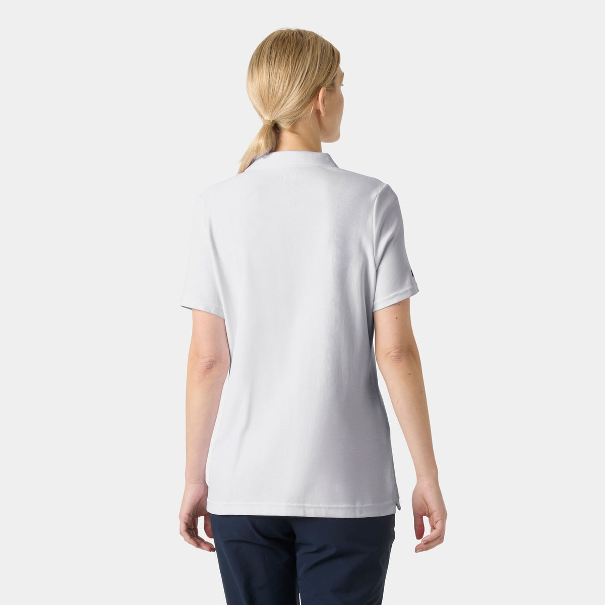 W CREW TECH POLO, WHITE, L