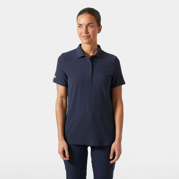 W CREW TECH POLO, NAVY, L