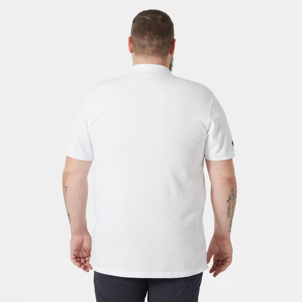 CREW POLO, WHITE, XXL