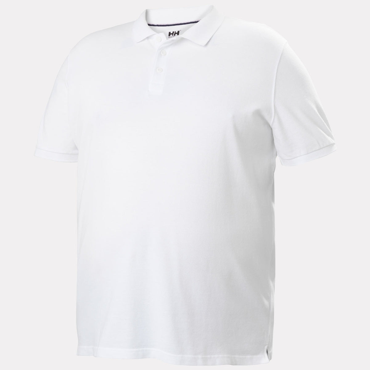 CREW POLO, WHITE, XXL