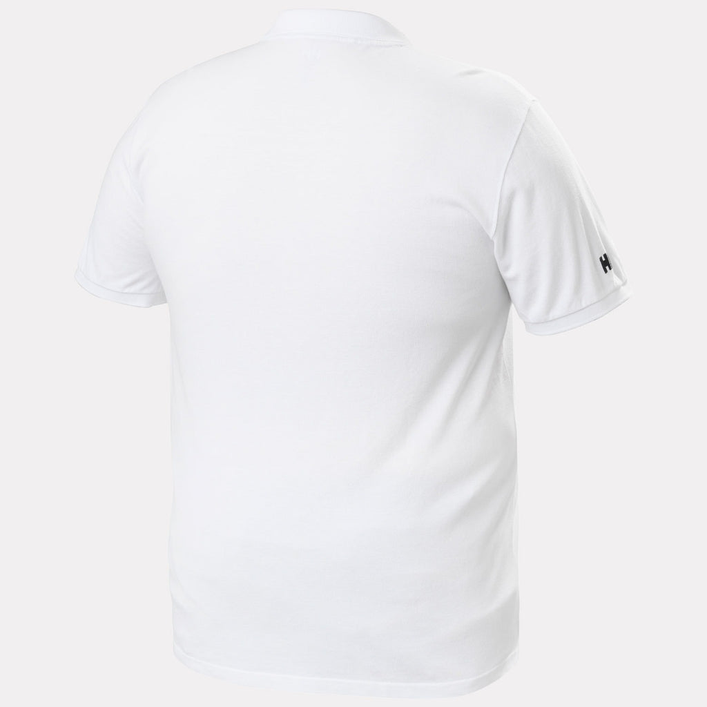 CREW POLO, WHITE, XXL