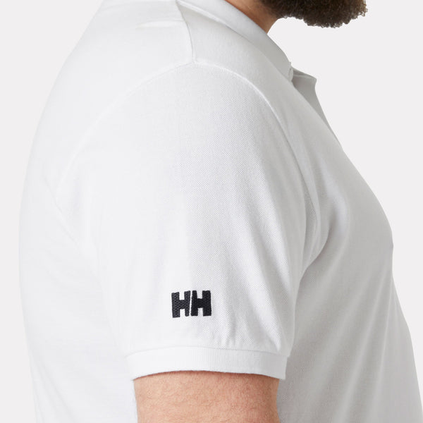 CREW POLO, WHITE, XXL