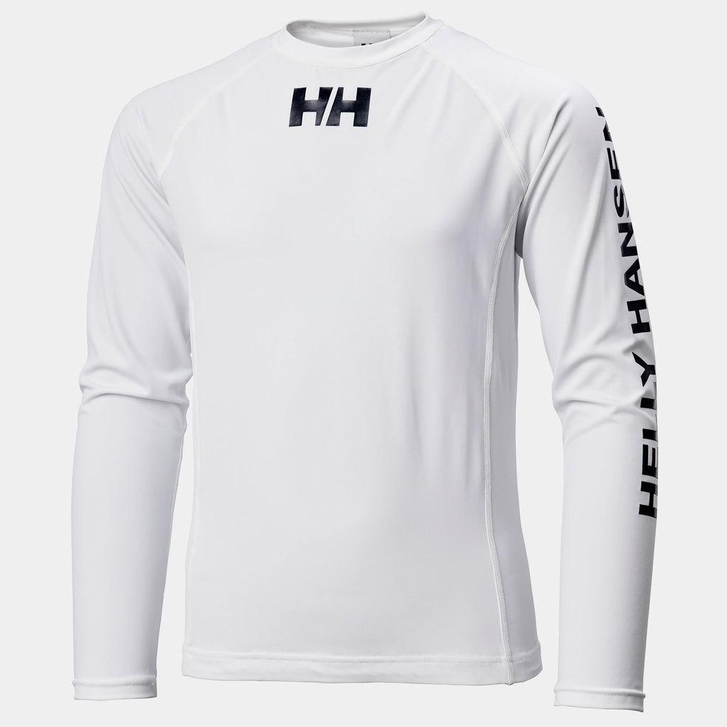 JR WATERWEAR RASHGUARD, WHITE, 128/8