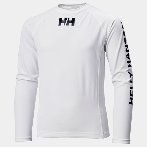 JR WATERWEAR RASHGUARD, WHITE, 128/8