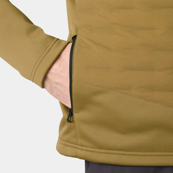 HP HYBRID STRETCH INSULATOR, SEPIA, XXL